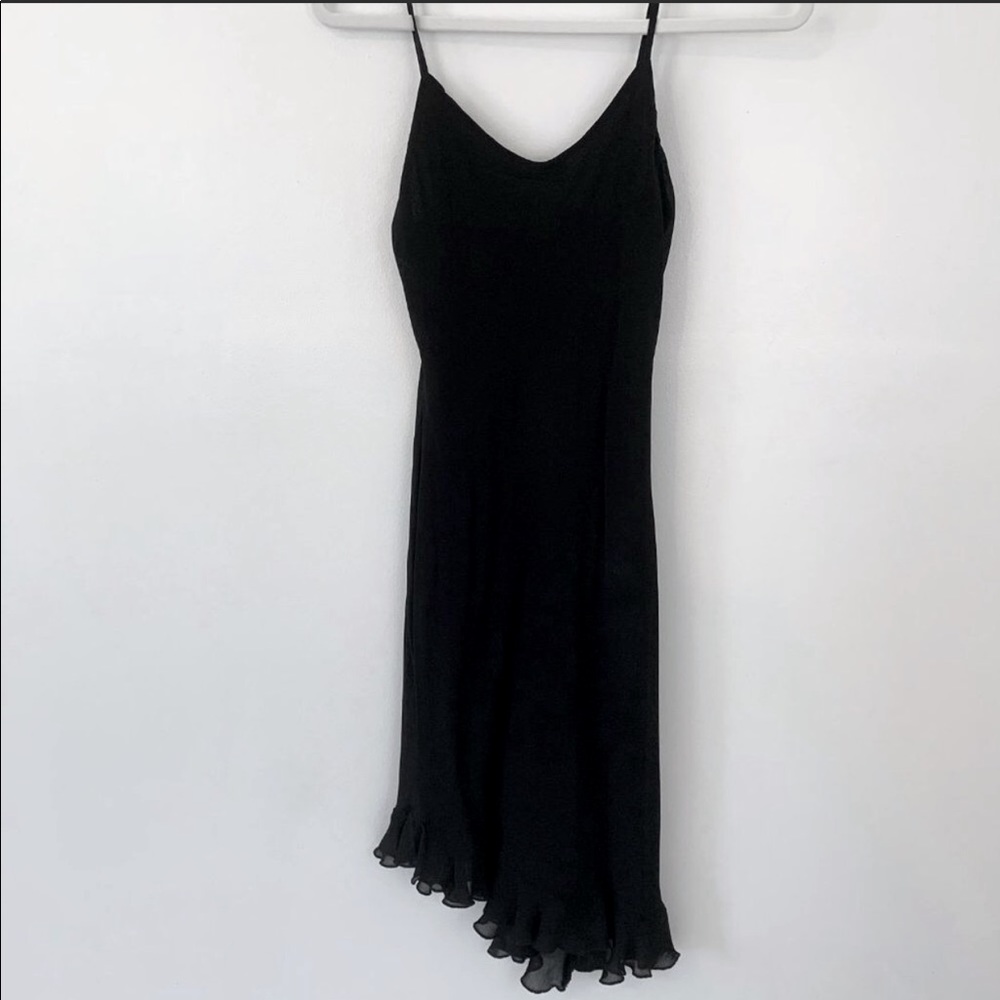 Ralph Lauren black slip dress 0